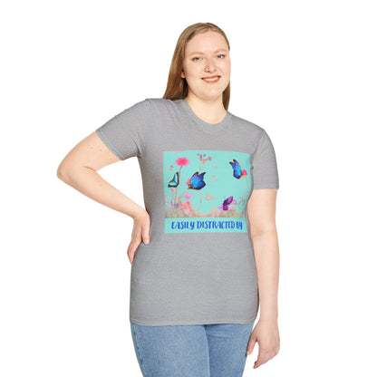 Easily distracted by Butterfly T-Shirt
