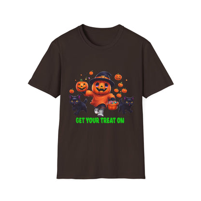 Halloween Themed T-Shirt, Perfect for Trick-or-Treating, Fall Celebrations, Graphic Tee for Cat Lovers, Unisex Costume Top, Fun Spooky [...]