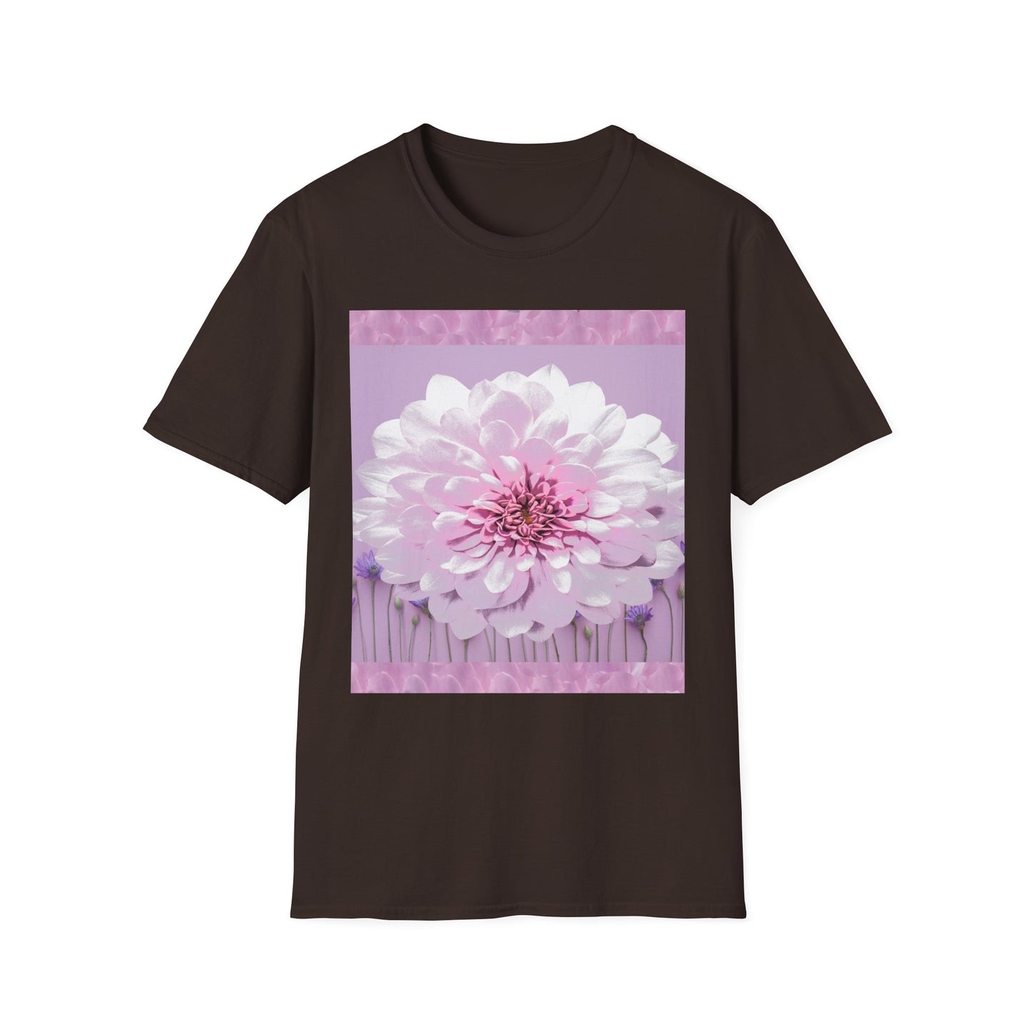 Pale Pink Flowers Abstract Unisex T-Shirt