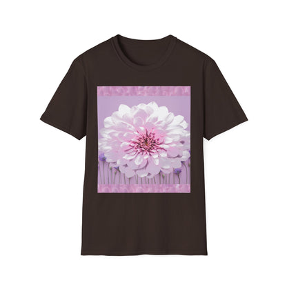 Pale Pink Flowers Abstract Unisex T-Shirt