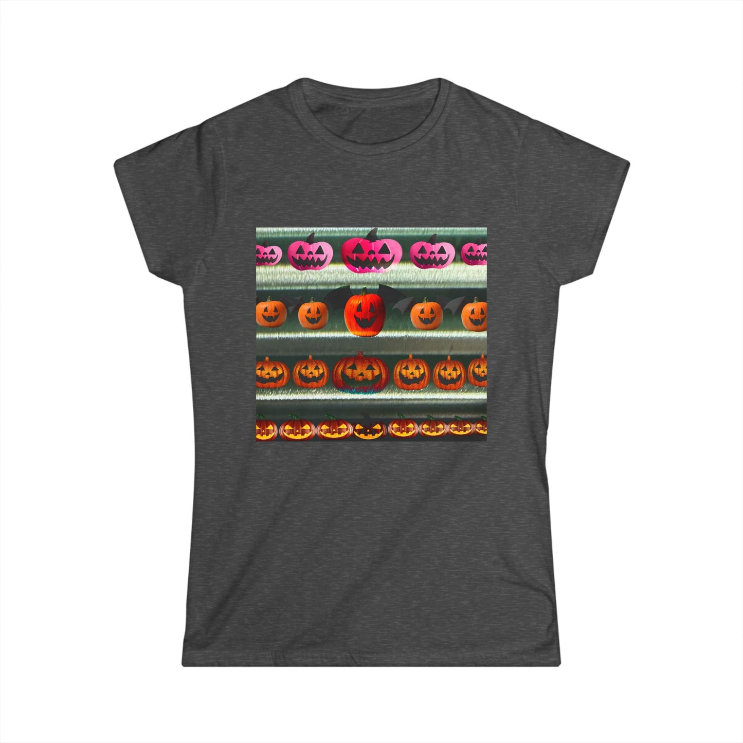 Halloween Pumpkin Revival Graphic Women's Softstyle Tee, Cute Casual Shirt, Fall Fashion, Trick or Treat Tee, Spooky Season Apparel, Halloween [...]