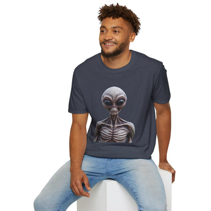 Alien Graphic Unisex T-Shirt | Casual Wear, Gift for Sci-Fi Fans, Birthday Surprise, Unique Statement T-Shirt