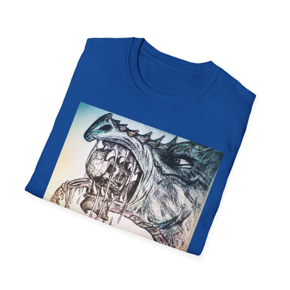 Graphic Dragon Art Unisex T-Shirt, Unique Gift for Ocean Lovers, Summer Vibes, Casual Wear, Perfect for Beach Days, Art Parties