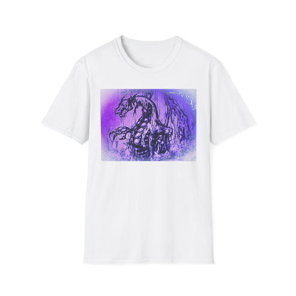Dragon T-Shirt in Purple Tones - Unisex