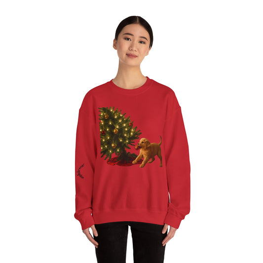 Christmas Fetch unisex Heavy Blend™ Crewneck Sweatshirt