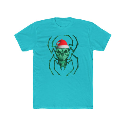 Skull Spider Tee — Festive Santa Hat Christmas Tee