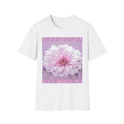 Pale Pink Flowers Abstract Unisex T-Shirt