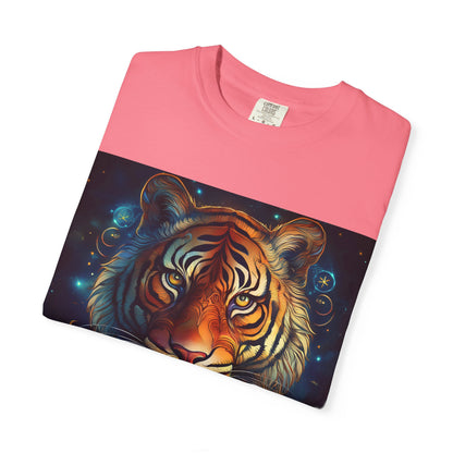 Chic Chinese Zodiac Tiger T-Shirt, Unisex Graphic Tee, Astrology Apparel, Zodiac Fashion, Year of the Tiger Shirt
