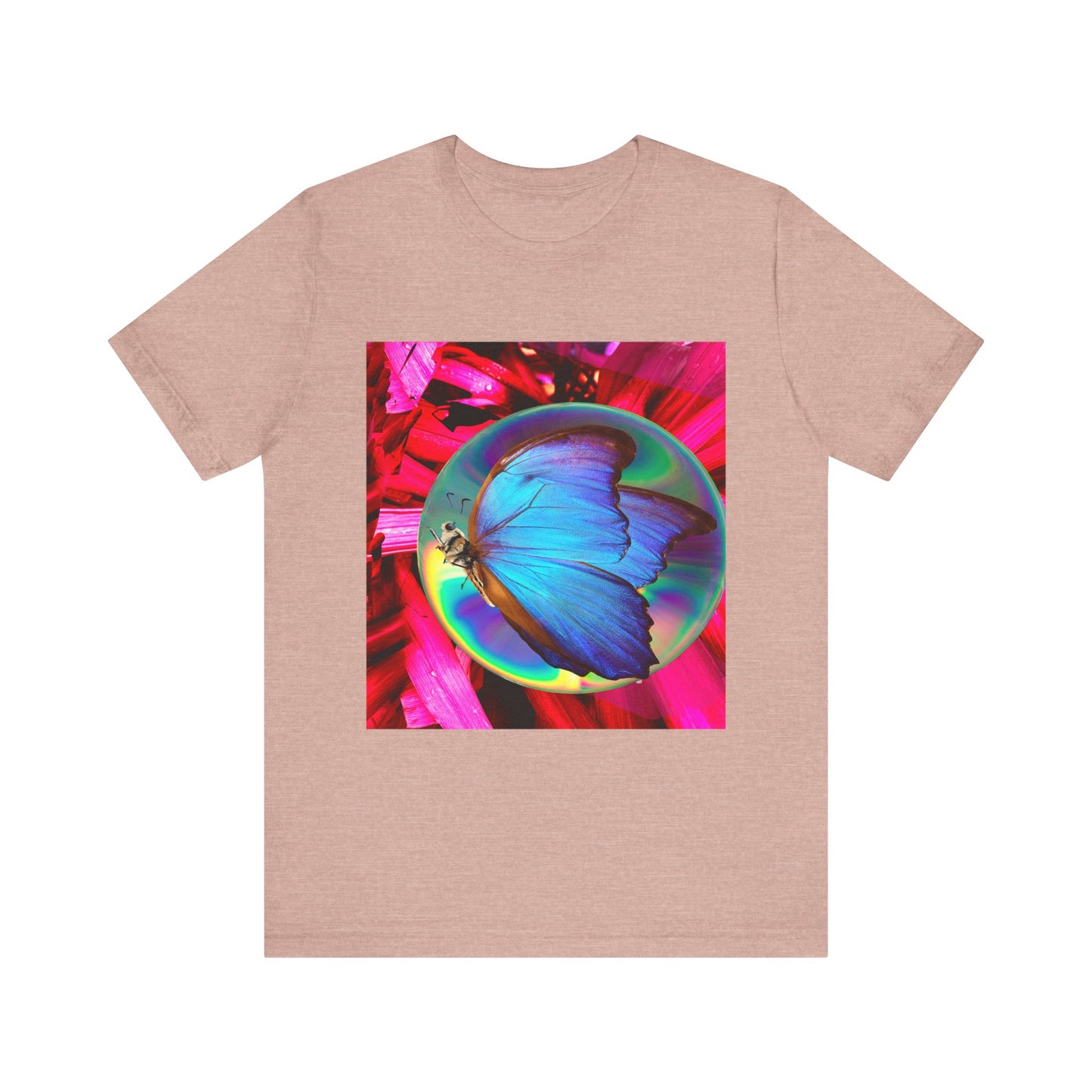 Colorful Butterfly Graphic Tee, Butterfly Shirt, Unisex T-Shirt, Nature Lover Gift, Casual Summer Wear, Vibrant Art Tee