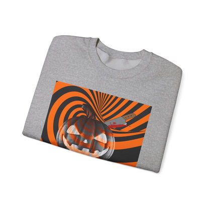 Halloween Pumpkin Crewneck Sweatshirt