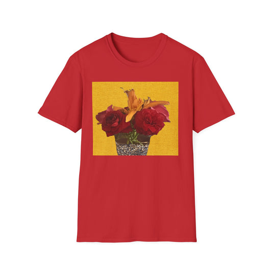 Vibrant Floral T-Shirt for Nature Lovers, Unisex Tee, Gift for Her, Vintage Floral Design, Casual Everyday Wear, Summer Top