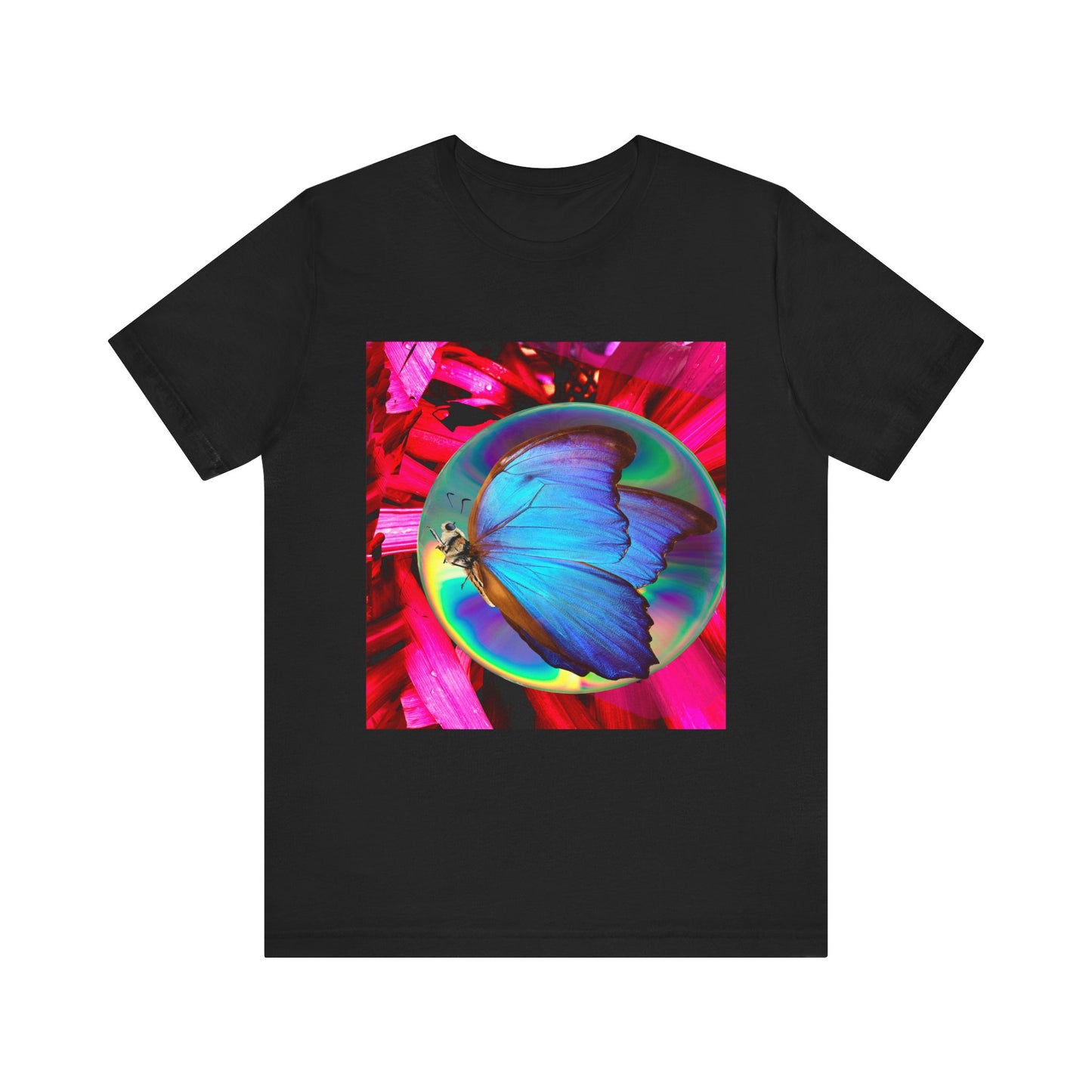 Colorful Butterfly Graphic Tee, Butterfly Shirt, Unisex T-Shirt, Nature Lover Gift, Casual Summer Wear, Vibrant Art Tee