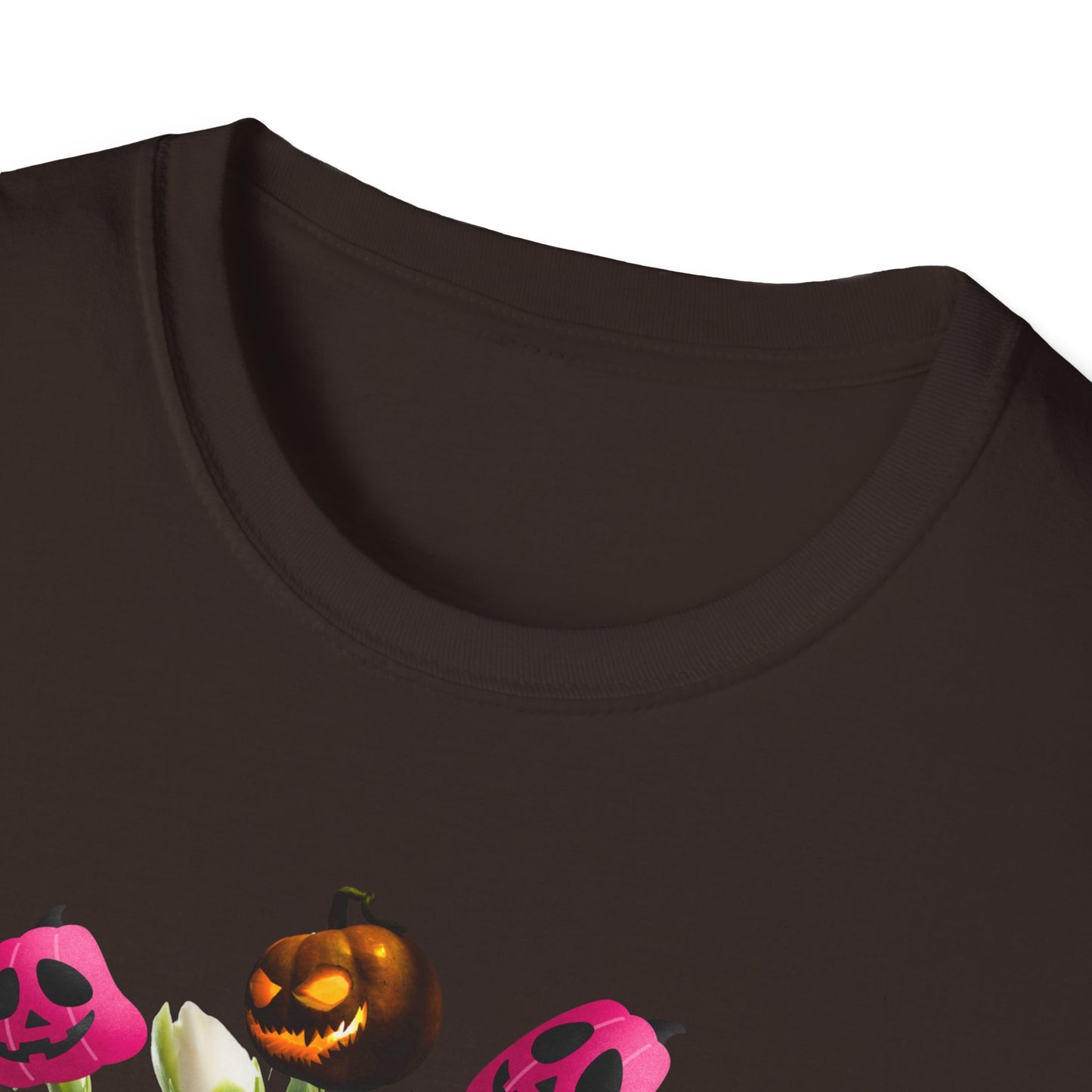 Halloween Pumpkin Bouquet T-Shirt, Cute Fall Tee, Unisex Graphic Shirt, Ideal for Halloween Parties, Seasonal Gift Idea