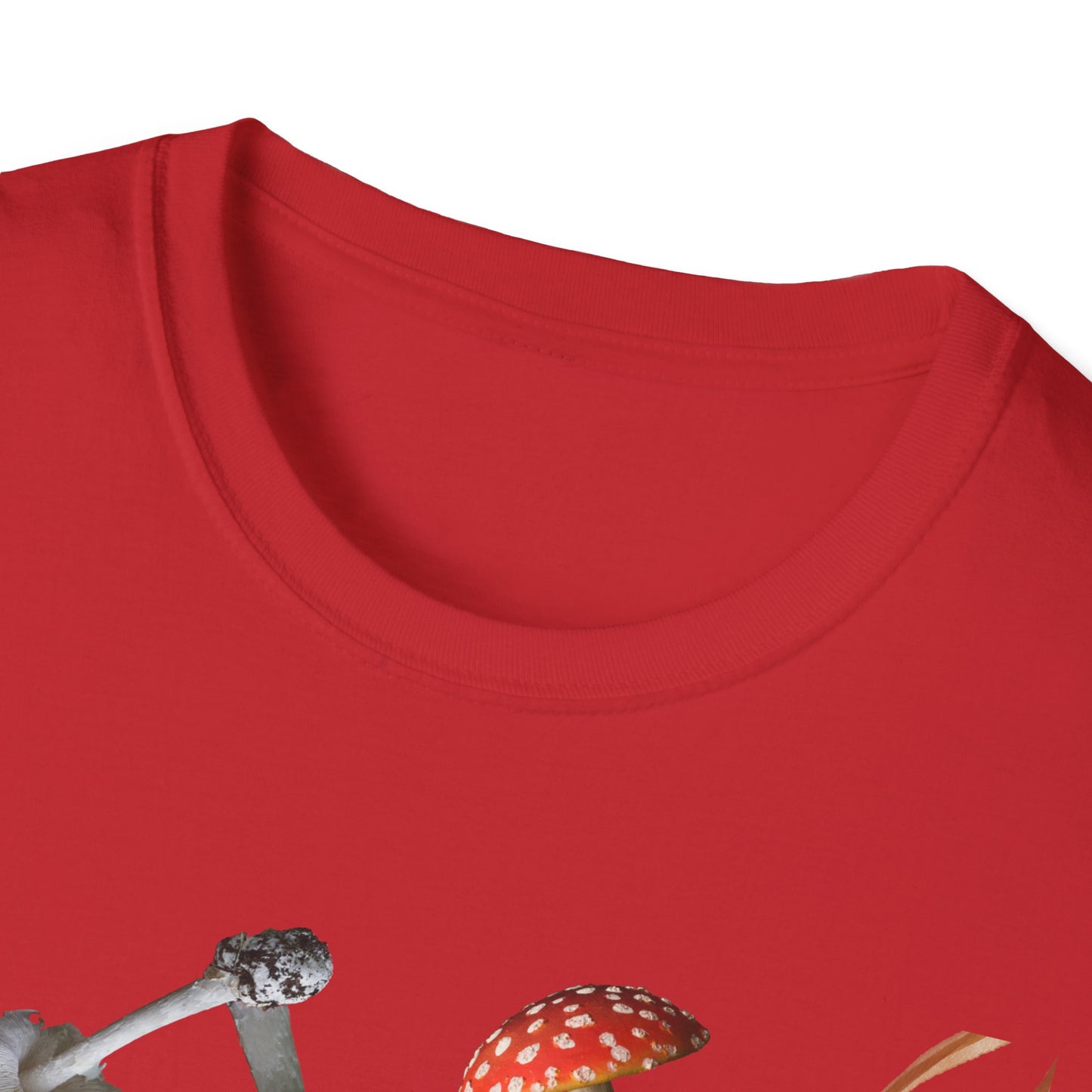 Funny Mushrooms Unisex T-Shirt - Falling from the Sky Pumpkinheads