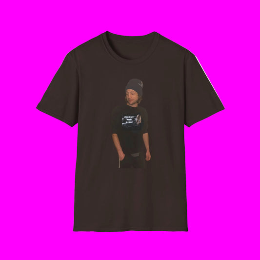 Vintage Photo Graphic T‑Shirt — Casual Streetwear Tee with Printed Portrait