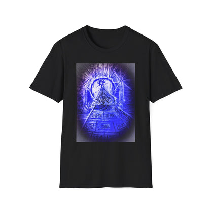 Mystical Pyramid Unisex T-Shirt, Trendy Graphic Tee, Eye of Providence Shirt, Casual Wear, Gift for Occasions
