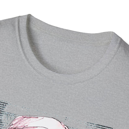 Grim Reaper Graphic Tee, Unisex Softstyle T-Shirt with Edgy Design, Halloween Apparel, Casual Streetwear, Gothic Fashion, Perfect Gift