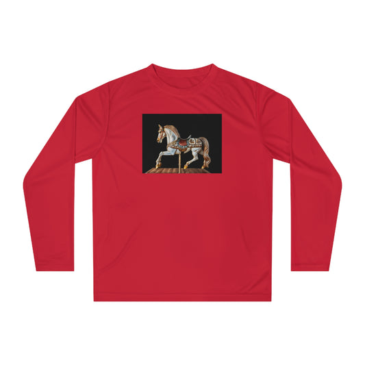 Vintage Carousel Horse Performance Shirt | Unisex Activewear for Equestrian Events, Gift for Horse Lovers, Unique Gym Top, Outdoor [...]