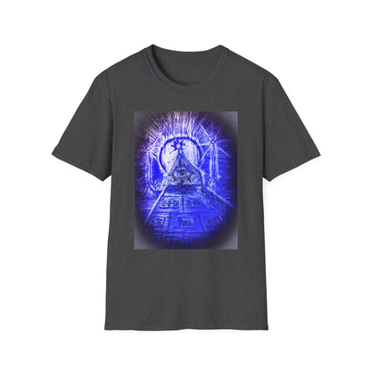 Mystical Pyramid Unisex T-Shirt, Trendy Graphic Tee, Eye of Providence Shirt, Casual Wear, Gift for Occasions