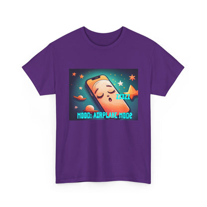 Tee Shirt - Airplane Mode Cute Phone Sleeping Design