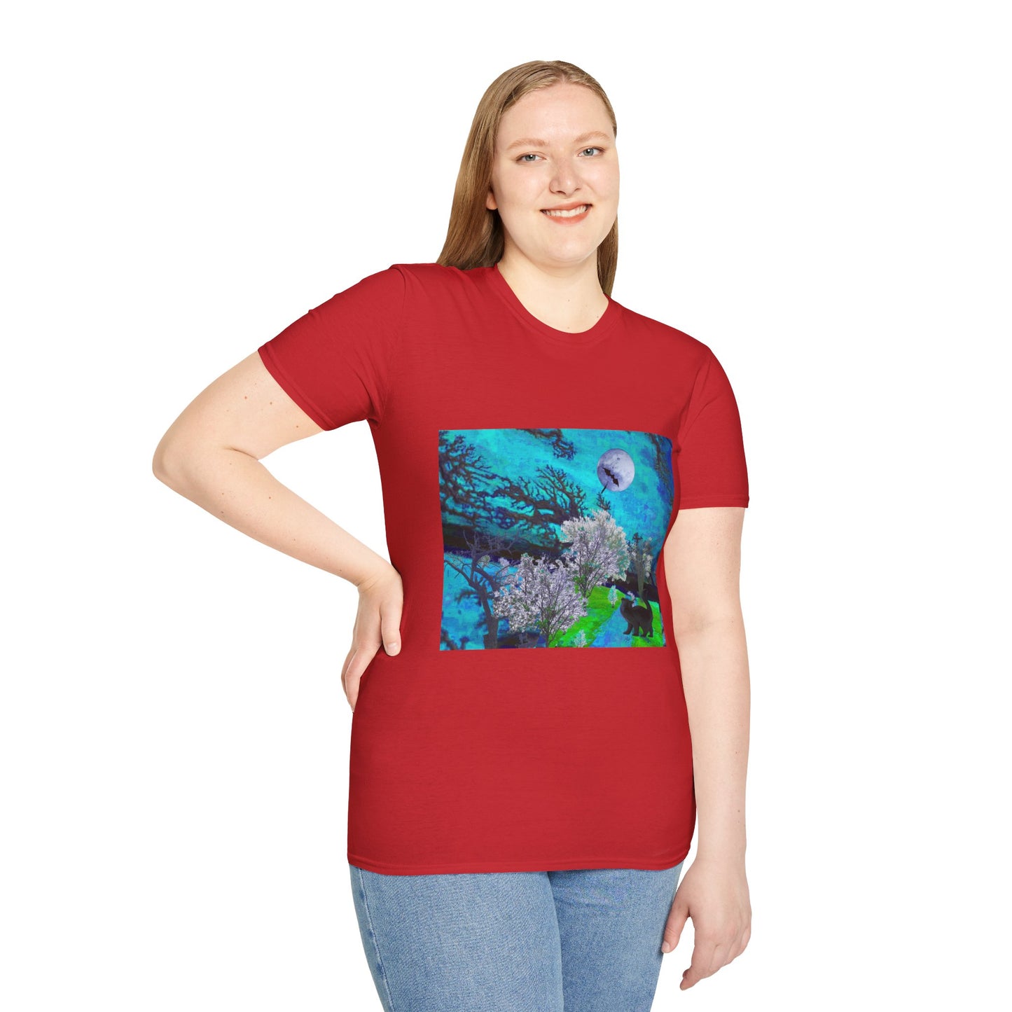 Scary Outdoor Path Halloween T-Shirt