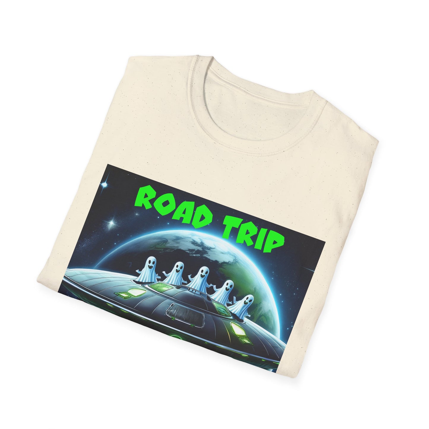 Retro Road Trip Alien T-Shirt | Unisex Graphic Tee, Space Adventure Shirt, Gift for Travelers, Cool Summer Tee, Road Trip Essentials