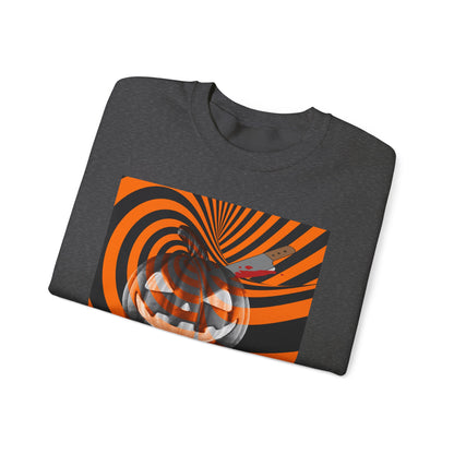 Halloween Pumpkin Crewneck Sweatshirt