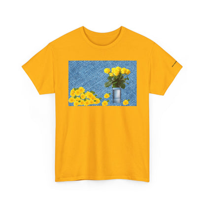 Floral Bouquet Unisex Heavy Cotton Tee
