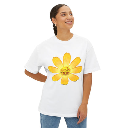 Yellow Petals Oversized Tee