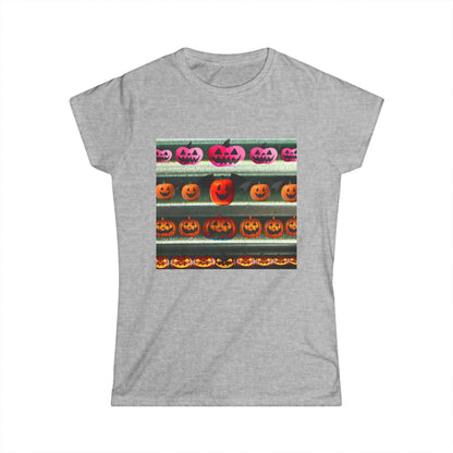 Halloween Pumpkin Revival Graphic Women's Softstyle Tee, Cute Casual Shirt, Fall Fashion, Trick or Treat Tee, Spooky Season Apparel, Halloween [...]
