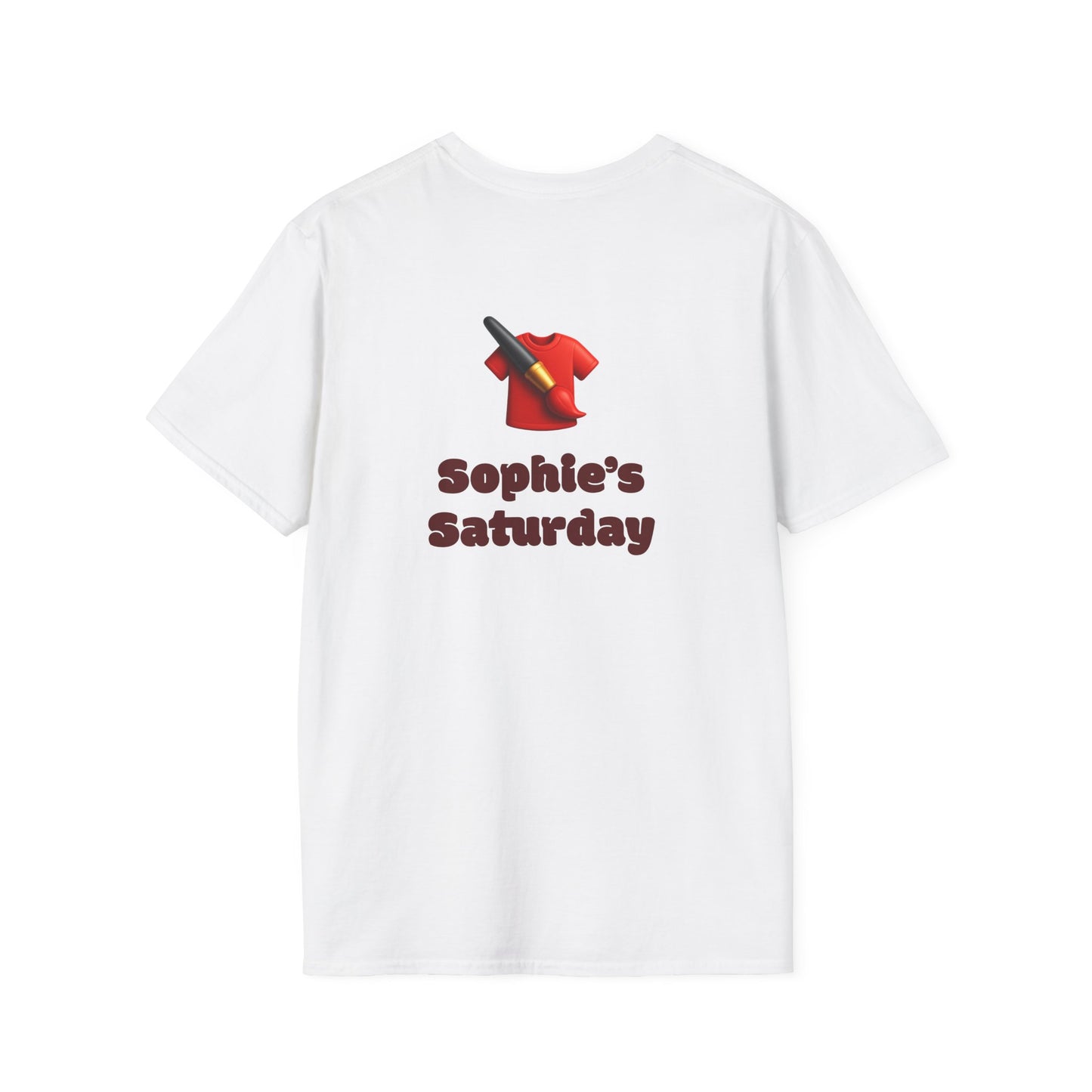 Sophie’s Saturday Floral Abstract T-Shirt — Red Rose Graphic Tee