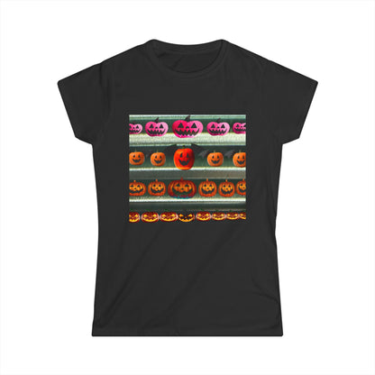 Halloween Pumpkin Revival Graphic Women's Softstyle Tee, Cute Casual Shirt, Fall Fashion, Trick or Treat Tee, Spooky Season Apparel, Halloween [...]