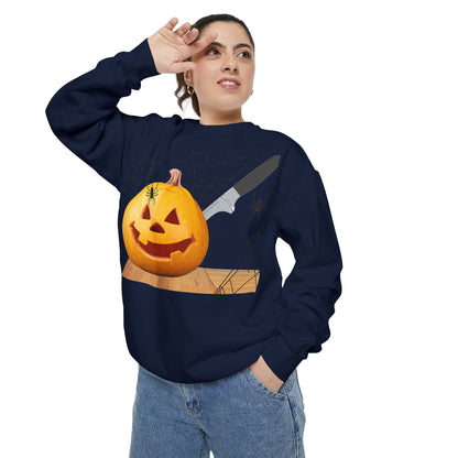 Spooky Pumpkin Sweatshirt, Halloween Apparel, Fall Fashion, Cozy Unisex Crewneck, Pumpkin Decor, Family Friendly Halloween