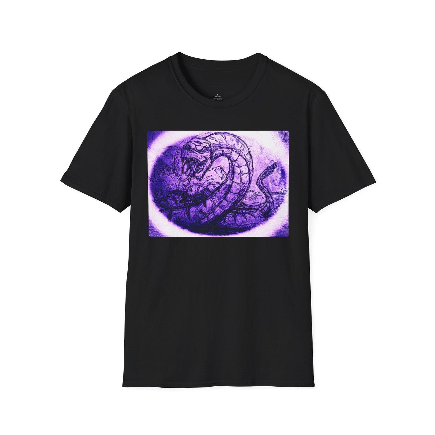 Purple Serpent Graphic Unisex T-Shirt