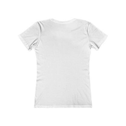 Blue Faded Roses Ballerina and The Boyfriend Tee for Women