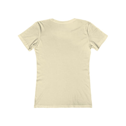 Blue Faded Roses Ballerina and The Boyfriend Tee for Women