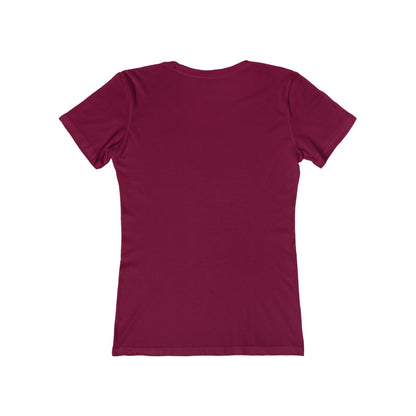 Blue Faded Roses Ballerina and The Boyfriend Tee for Women