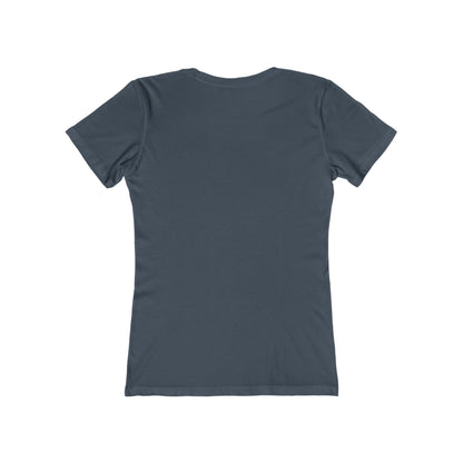 Blue Faded Roses Ballerina and The Boyfriend Tee for Women