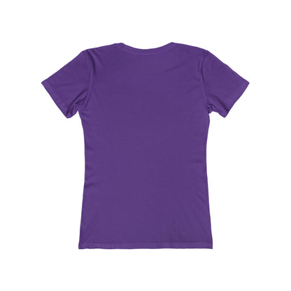 Blue Faded Roses Ballerina and The Boyfriend Tee for Women