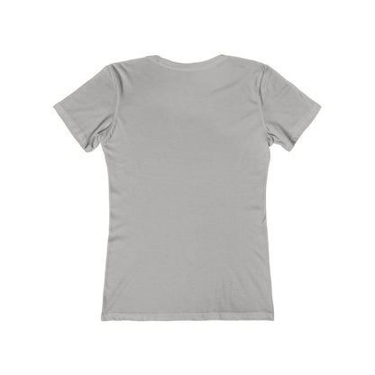 Blue Faded Roses Ballerina and The Boyfriend Tee for Women