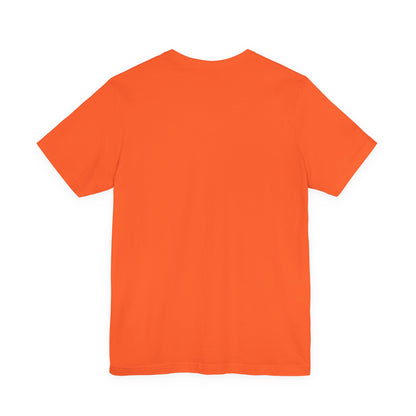 Halloween Distorted Pumpkin Graphic Tee, Unisex T-Shirt for Autumn, Spooky Season Top, Halloween Costume Idea, Men's & Women's Casual Wear
