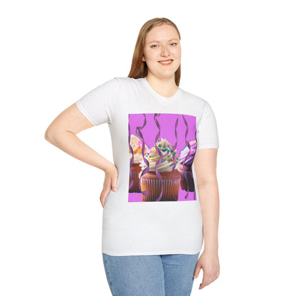 Colorful Cupcake Unisex T-Shirt | Sweet Treats Tee, Birthday Gift, Dessert Lover’s Apparel, Cute Food Shirt, Fun Casual Wear