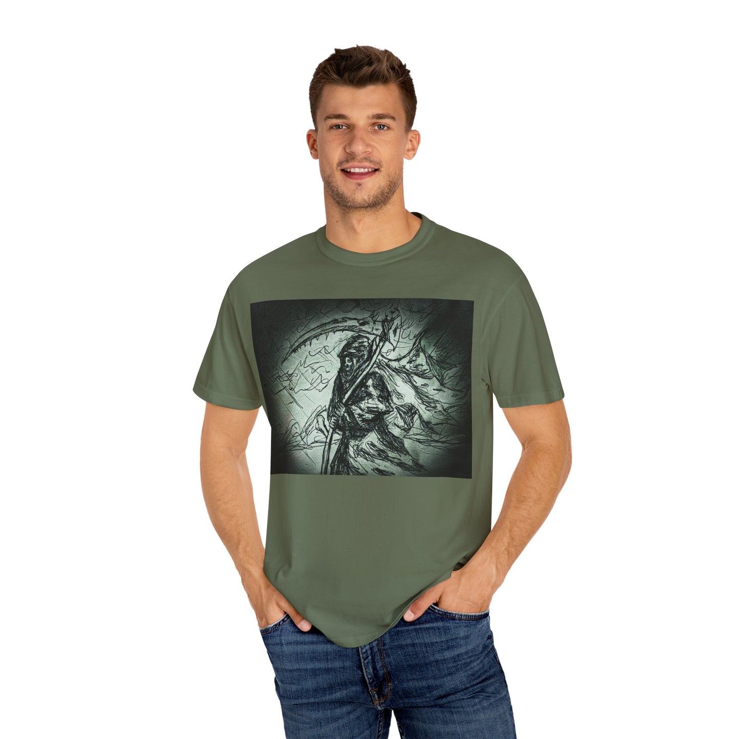 Grim Reaper Graphic T-Shirt for Halloween