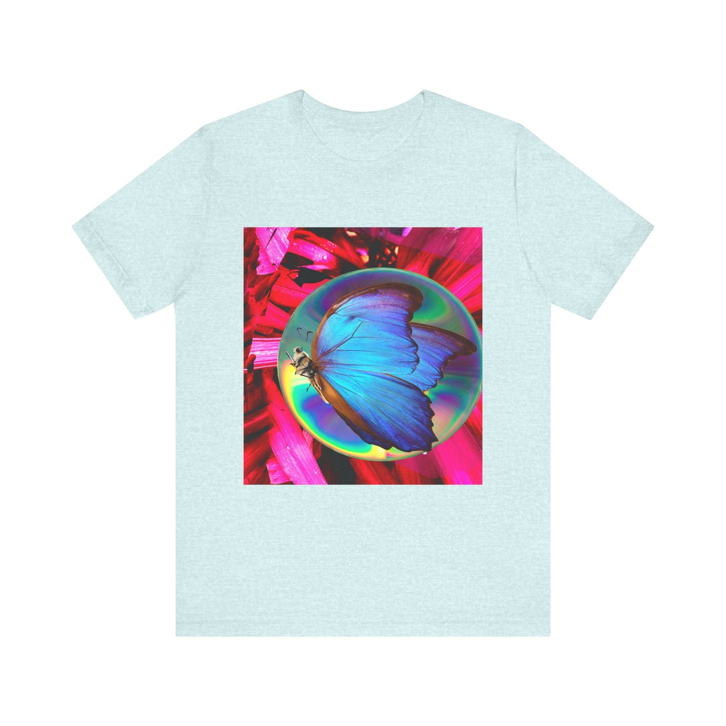 Colorful Butterfly Graphic Tee, Butterfly Shirt, Unisex T-Shirt, Nature Lover Gift, Casual Summer Wear, Vibrant Art Tee