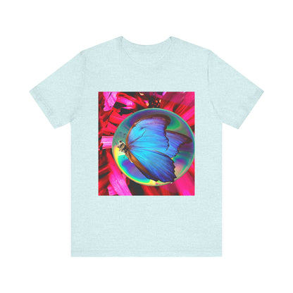 Colorful Butterfly Graphic Tee, Butterfly Shirt, Unisex T-Shirt, Nature Lover Gift, Casual Summer Wear, Vibrant Art Tee