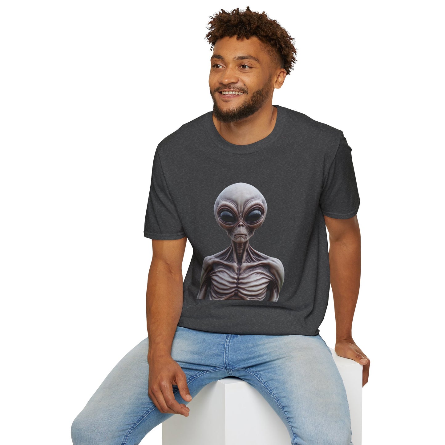 Alien Graphic Unisex T-Shirt | Casual Wear, Gift for Sci-Fi Fans, Birthday Surprise, Unique Statement T-Shirt