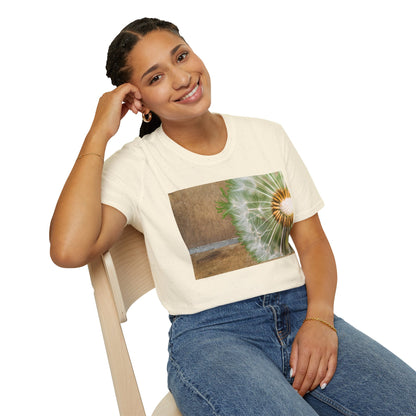 Boho Floral T-Shirt, Softstyle Unisex Tee, Casual Wear, Nature Lover Gift, Summer Outfit, Art Inspired Clothing