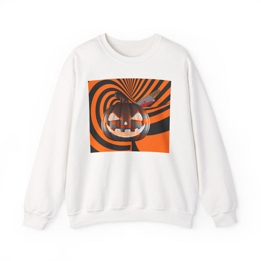 Halloween Pumpkin Crewneck Sweatshirt