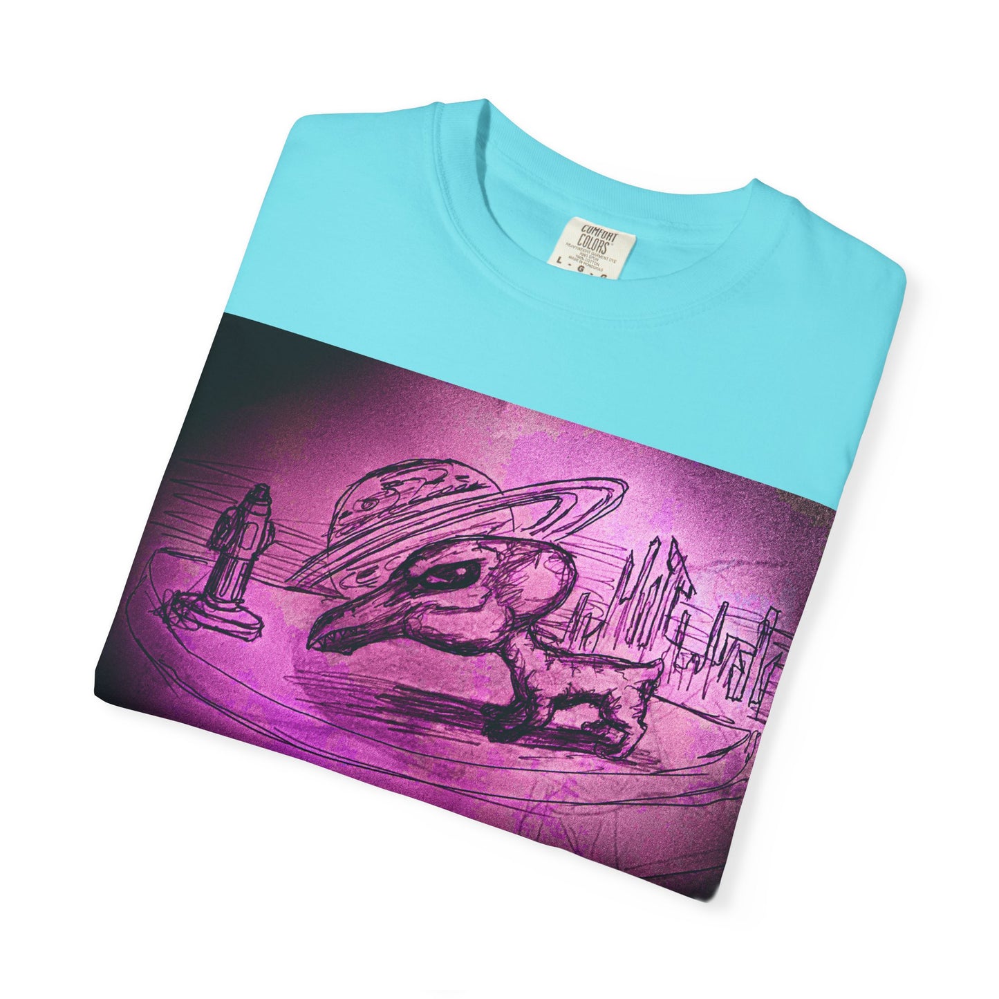 Alien Adventure Unisex T-Shirt - Garment-Dyed Graphic Tee