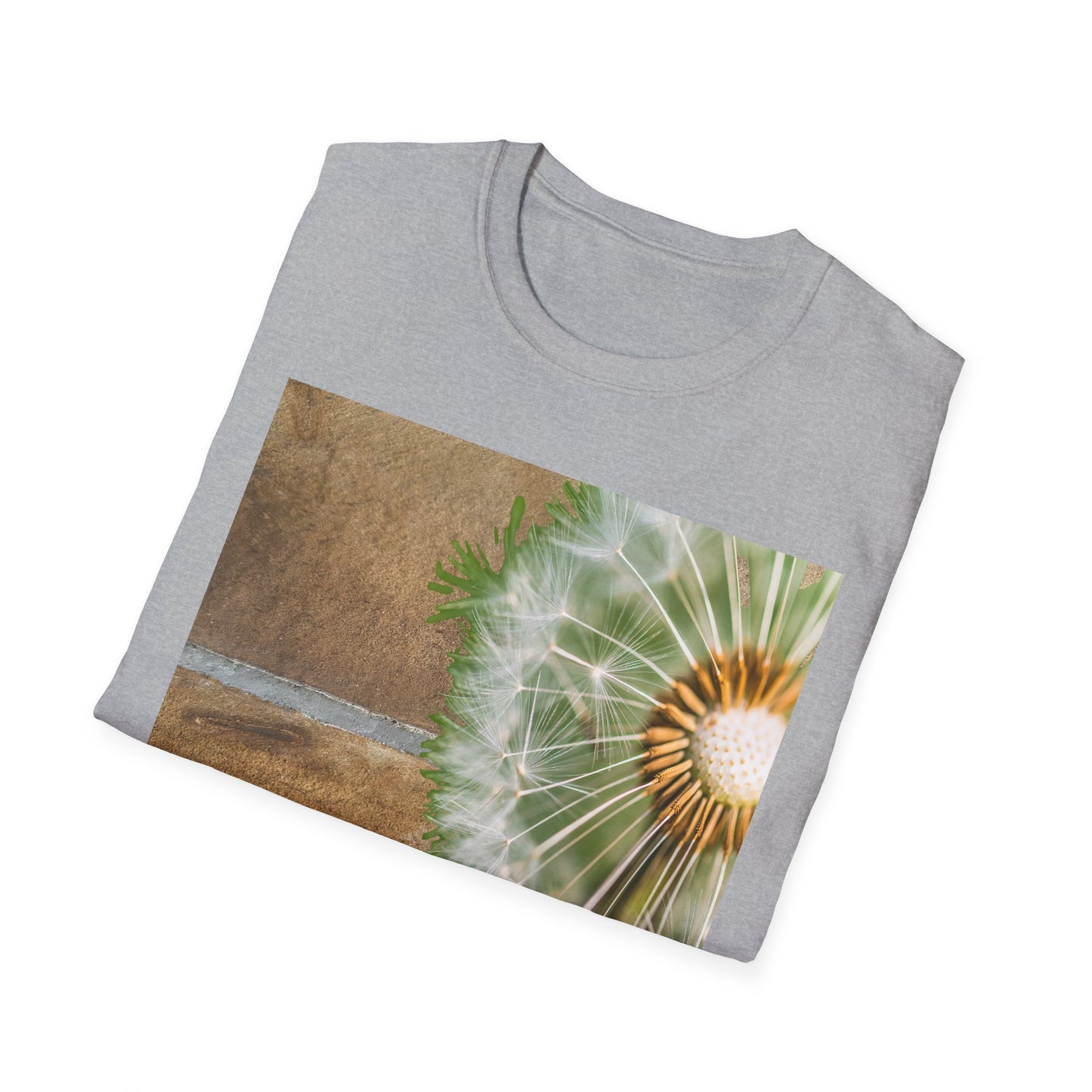 Boho Floral T-Shirt, Softstyle Unisex Tee, Casual Wear, Nature Lover Gift, Summer Outfit, Art Inspired Clothing